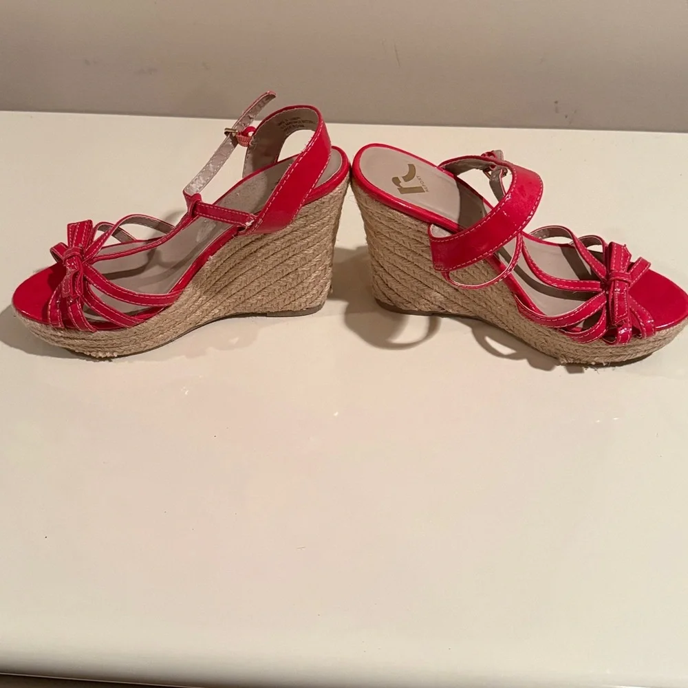 Report Red Espadrille Sandals